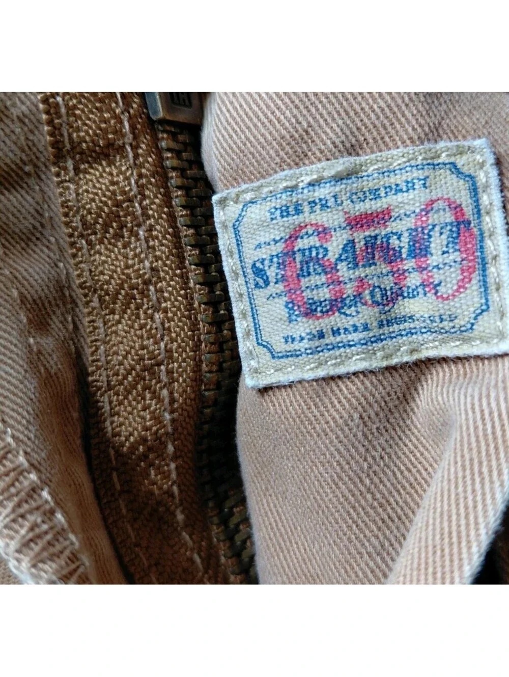 Polo Ralph Lauren 650 Straight Leg Chino Pants Mens 31x30 Light Brown Cotton